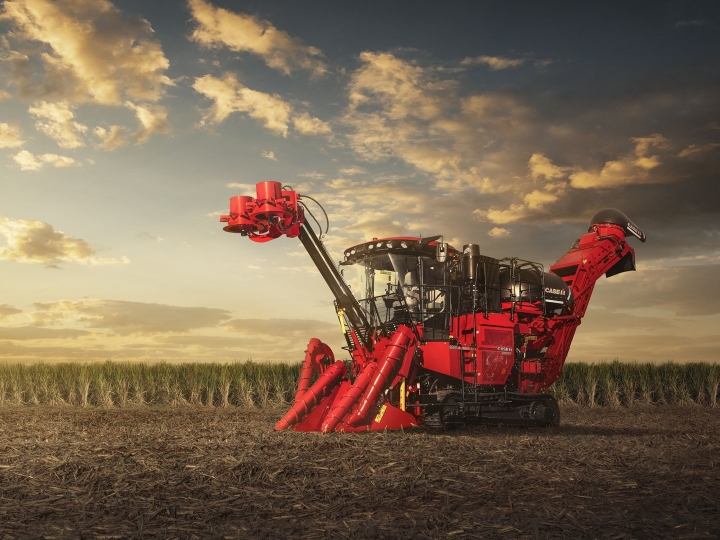 Nova colhedora de cana da Case IH alia conectividade à alta performance no campo